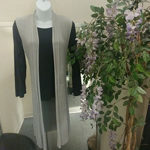 Gray Vest/ Cardigan/ Topper